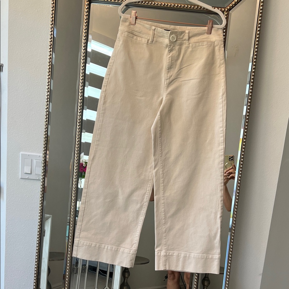 Ann Taylor Light Beige Ankle Pants